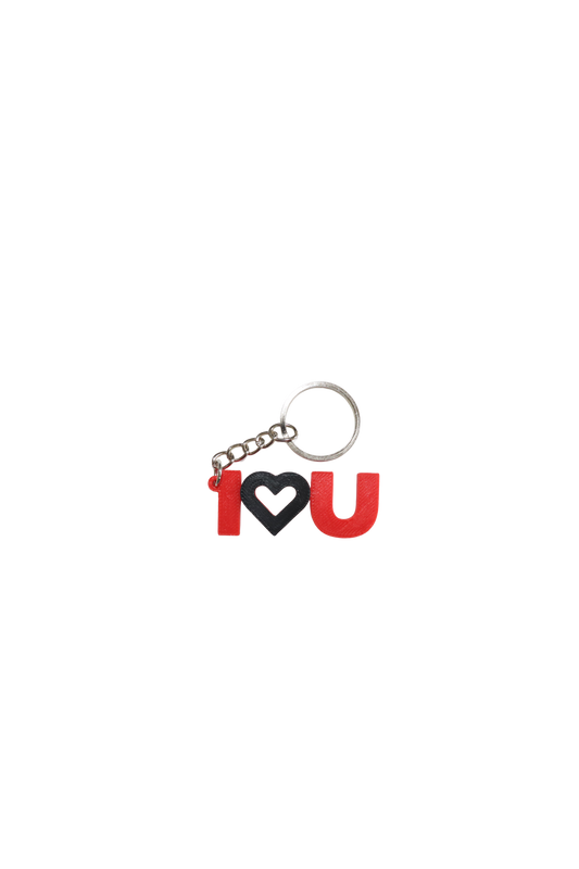 I heart U keyring