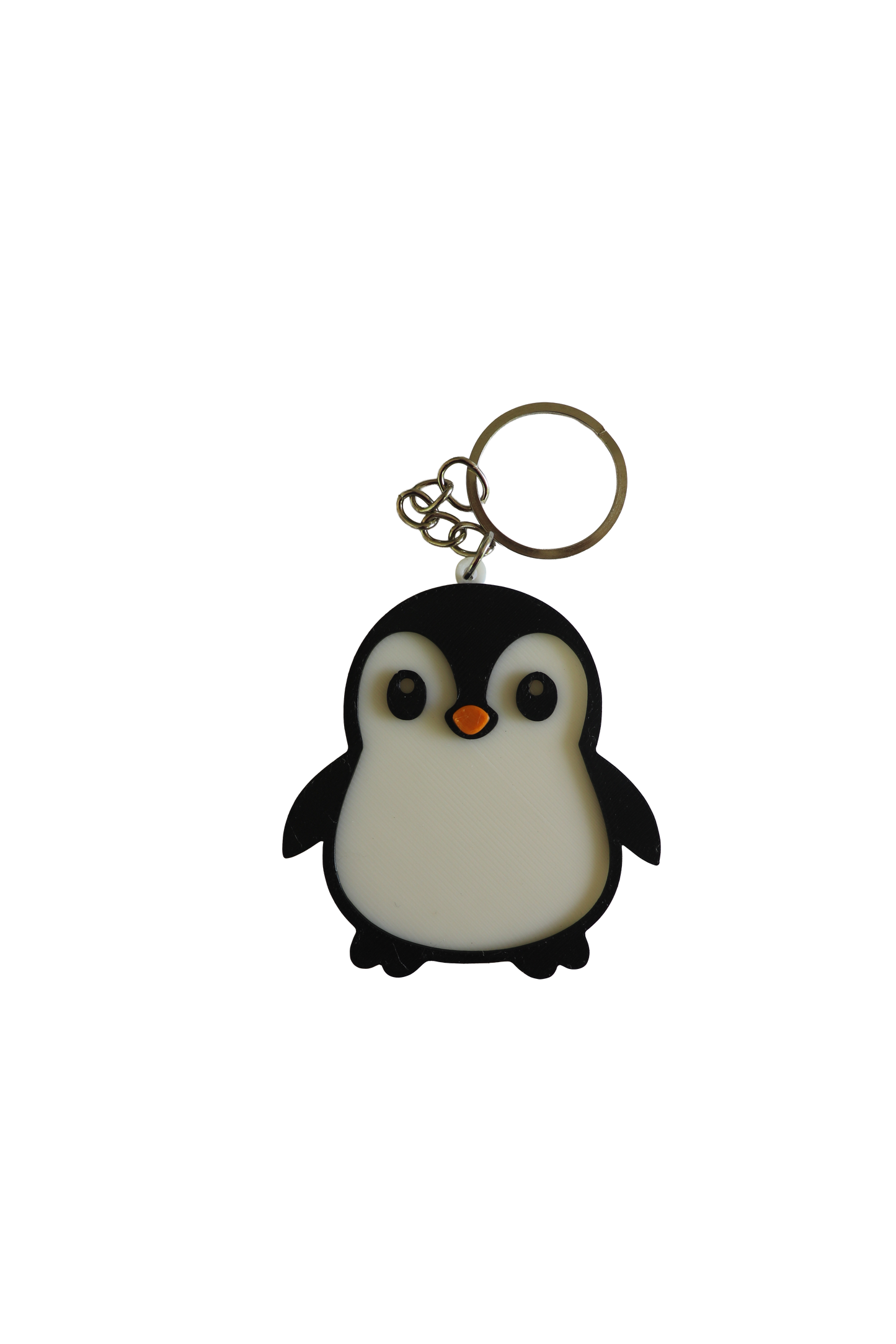 Penguin keyring - plain